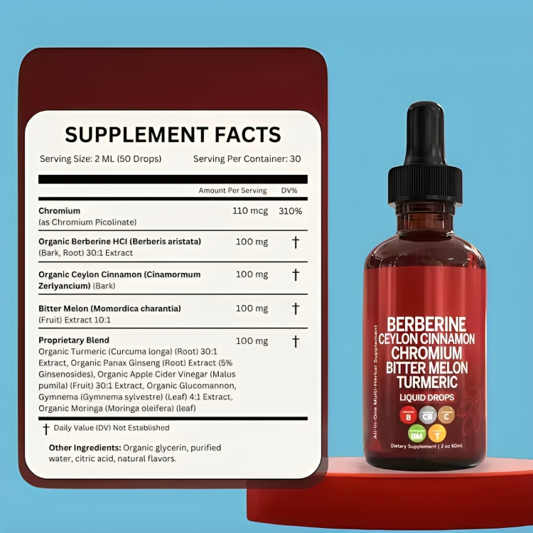 Ceylon Cinnamon Berberine Liquid Drops 60ML